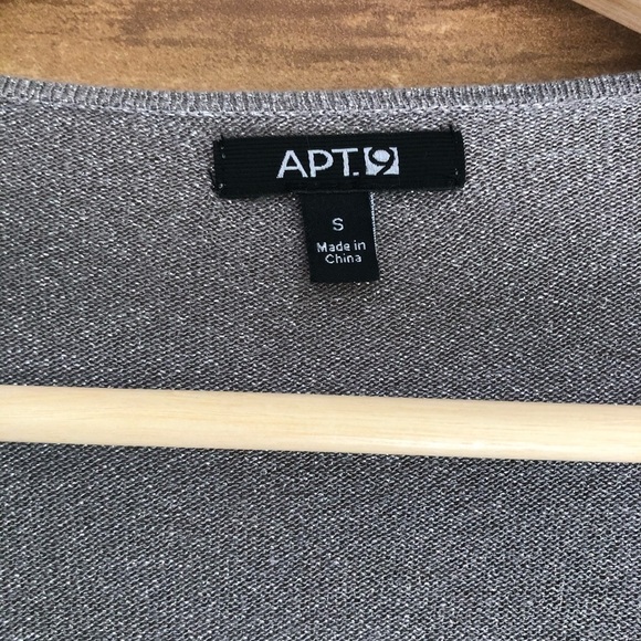 APT. 9 cascading sparkly waterfall cardigan size small - Picture 6 of 11